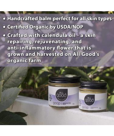 All Good Goop Calendula Ointment â€“ Chafing Cream & Dry Skin Salve (2 oz) | Chapped Lips Relief - Buy Online on SooperMarket.com