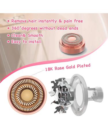 Finishing Touch Flawless Women's Facial Hair Remover Replacement Heads Generation 2 - Double Halo Painless and Smooth - Buy Online on SooperMarket.com