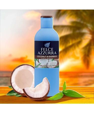 Felce Azzurra Coconut and Bamboo Body Wash - 22 oz - Hydrating and Revitalizing Shower Gel for All Skin Types - Buy Online on SooperMarket.com