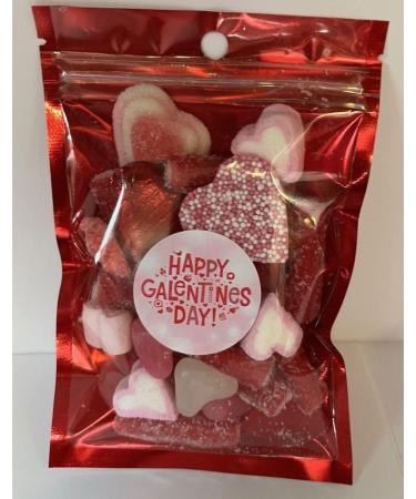 Galentines Day Sweet Gift Valentines Day Filled Pick N Mix Sweet Treat Pouch Love Heart 100g