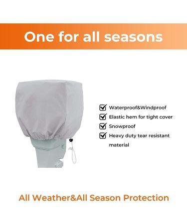 Primeshield Outboard Motor Cover - Waterproof 600D Heavy Duty Hood Cover for Up to 150HP Engines - XXL Grey - Buy Online on SooperMarket.com
