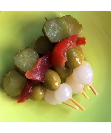 Toreras 2 Pack - Green Olives Paprika Cucumber & Onions in Vinegar | Canned Spanish Aperitif - Spice-Free Vegetables - Buy Online on SooperMarket.com