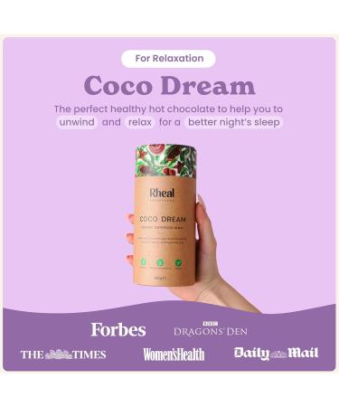Rheal Coco Dream 180g | 30 Servings | Raw Peruvian Cacao & Reishi Mushroom | Formulated to Help You Relax and Unwind | 100% Organic & Gluten Free | Plant Based | B Corp Certified - Buy Online on SooperMarket.com
