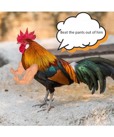 FUAMEY Muscle Chicken Arms Toys for Chickens to Wear  Funny Costume Fist Fighting Arms Toy for Pet Prank Themed Party  Artificial Arms Decorations Costume Cosplay for Chickens Rooster Hens Upgraded version - Buy Online on SooperMarket.com