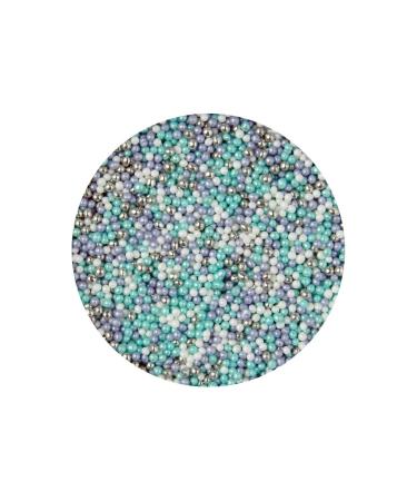 Scrumptious Sprinkles Ice Blue 100s and 1000s 90g Blue White Violet Silver