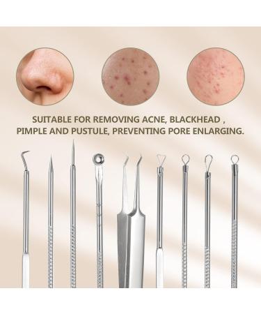 Layhou 5PCS Stainless steel Acne Removal Kit Blackhead Remover Facial Pimple Comedone Needle - Buy Online on SooperMarket.com