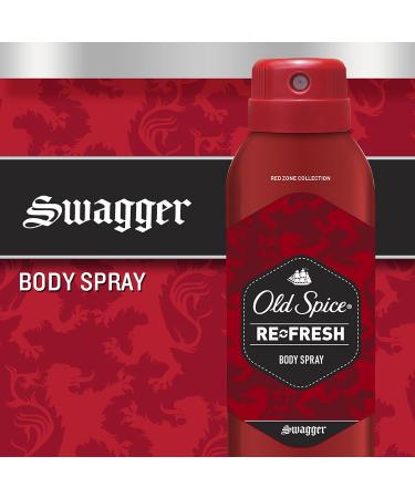Old Spice Red Zone Swagger Men's Body Spray 3.75 oz - Long-lasting scent for confident men - Buy Online on SooperMarket.com