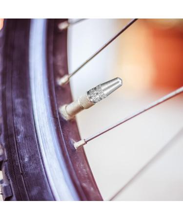 Sospiro 4-Piece Bicycle Presta Valve Caps | Aluminum Dust Protection Caps for Bike Tires | Durable Air Valve Cap Set - Buy Online on SooperMarket.com