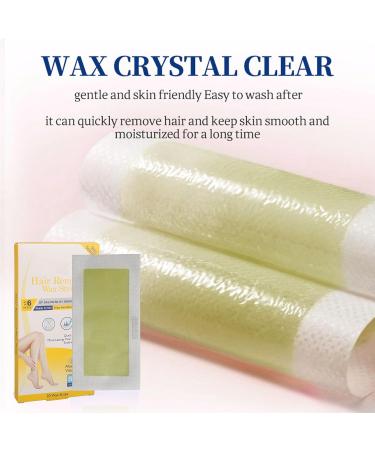 20 Wax Strips for Safe & Easy Hair Removal - Deep Cleaning for Face Arms Legs & Bikini - Mild Formula for Women - Buy Online on SooperMarket.com