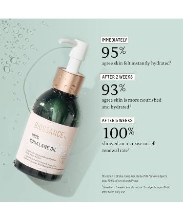 Biossance Smooth Start Body Travel Set: Squalane + Enzyme Sugar Scrub, Caffeine Toning Cream, & 100% Squalane Oil for Exfoliation and Hydration - Buy Online on SooperMarket.com