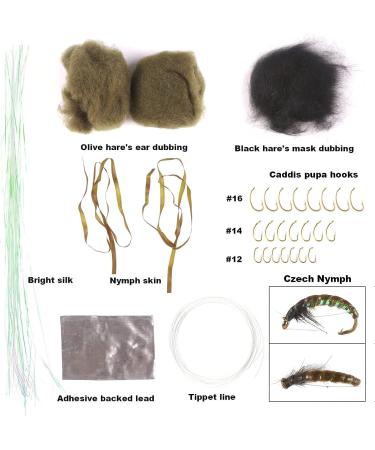 Maxcatch Fly Tying Kit with Vise, Tools, Hooks - Complete Materials for Flies Making - Buy Online on SooperMarket.com