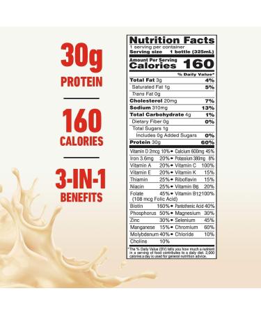 Boost Max Protein Drink Very Vanilla 11 fl oz Bottle 12 Pack - Men's Vanilla Supplement - Buy Online on SooperMarket.com