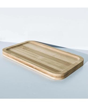 Customizable Bamboo Tray | 100% Natural Solid Bamboo | Laser Engraving for Names Logos & Special Occasions - International Shipping - Buy Online on SooperMarket.com