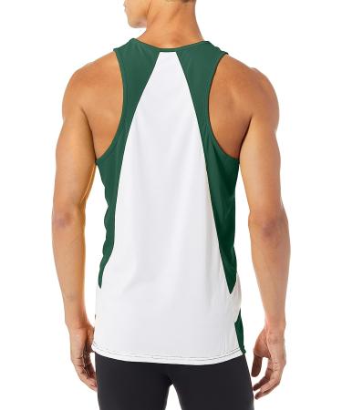 ASICS Men's Team Sweep Singlet Forest/White - Large - Buy Online on SooperMarket.com