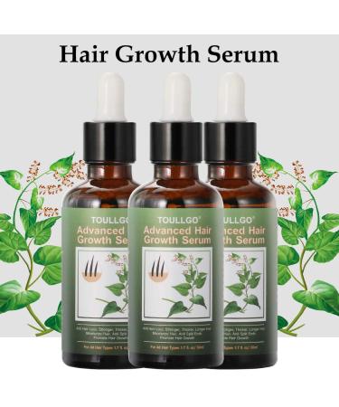 Hair Growth Serum - Thicker Longer Fuller Hair | Prevent Hair Loss & Thinning | Vitamin-Rich Natural Treatment - Shop Now - Buy Online on SooperMarket.com