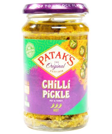 (BUNDLE of 2)| Patak s Chilli Pickle 283g (EUR 14 49/1kg) 2-pack