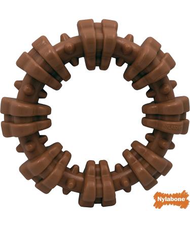 Nylabone Power Chew Textured Ring Dog Toy â€“ Tough Chew for Aggressive Chewers, Bold Flavor, Made in USA - Buy Online on SooperMarket.com