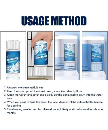 Foam Toilet Cleaner 2024 New Foam Toilet Cleaner Toilet Active Oxygen Agent Toilet Automatic Cleaning Liquid Cleaner Foaming For Toilet (3Pcs) - Buy Online on SooperMarket.com