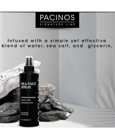 Pacinos Sea Salt Spray - Texturizing Spray for Beach Waves Hair Style - Buy Online on SooperMarket.com