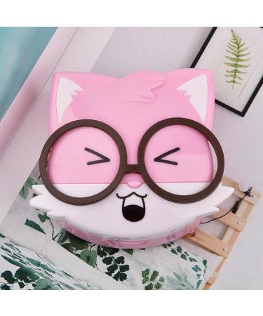PEKMAR Cute Contact Lens Case - Portable Animal Cartoon Contact Glasses Storage Box Squirrel Cute Eye Contacts Organizer for Daily Use and Outdoor Traveling - Buy Online on SooperMarket.com
