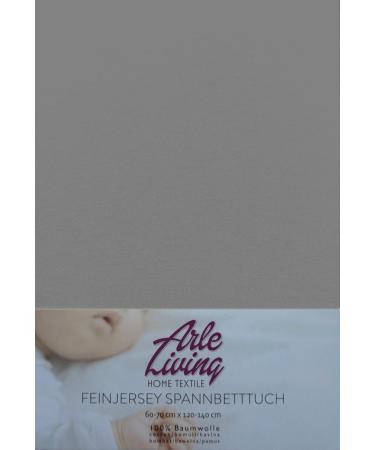 High-Quality Baby Jersey Fertilizer Sheet Clamping Cloth - 60x120 & 70x140 cm - Arle Living Gray - Buy Online on SooperMarket.com