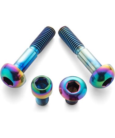 Terske Titanium Brake & Shift Lever Mountain Bike Bolt Kit - SRAM Matchmaker - Oil Slick - Buy Online on SooperMarket.com