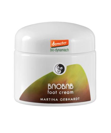 Martina Gebhardt Baobab Foot Cream (50ml) Foot cream for soft and smooth skin Foot care cream with shea butter Foot balm for dry & cracked feet