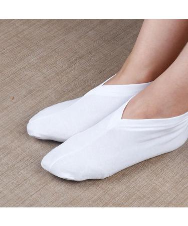 3 Pairs Moisturising Socks Cotton Socks for Moisturising Overnight Breathable Foot Moisturiser Socks White Soft Cotton Foot Cream Socks for Women Dry Cracked Feet - Buy Online on SooperMarket.com