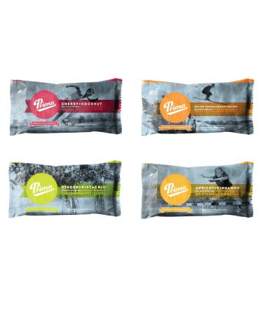Prima Real Food Energy Bar Mixed Flavors Pack of 4