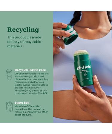 Kinfield Baseline PH-Balancing Deodorant Refill Stick - Vegan Natural Deodorant for Sensitive Skin - 2.8 oz - Worldwide Shipping Available - Buy Online on SooperMarket.com