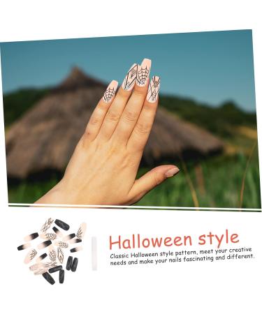 minkissy 3 Sets Halloween Fake Nails 4th of July Nails Press on Nail Decoration Nail Art Decoration Fake Nails French DIY Manicure Supply Artificial Nail Manicure False Nail Ghost Decor Abs - Buy Online on SooperMarket.com