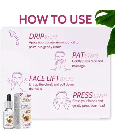 Snail Collagen Serum Snail Mucin Repair Serums Hyaluronic Acid Snail Secretion Filtrate Face Serum Natural Pure Snail Anti Aging Serum For Face Skincare Serum Cruelty Free35ml - Buy Online on SooperMarket.com