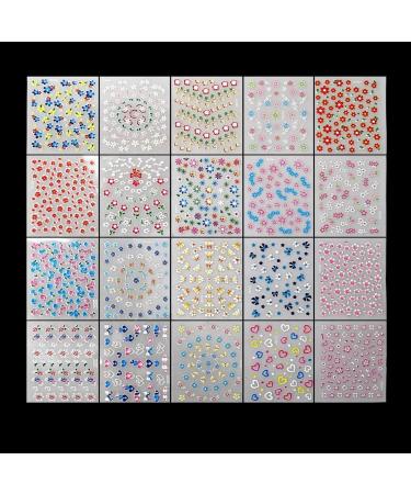 50 Leaves 3D Design Nail Stickers | Self-Adhesive 3D Nail Art for DIY | Perfect for Manicure Phone Cases & Gifts - Buy Online on SooperMarket.com