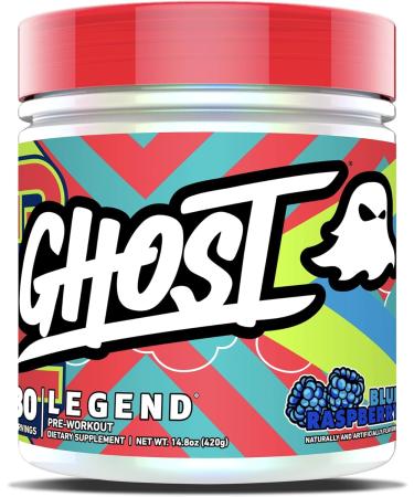 Legend V3 Pre-Workout | Caffeine L-Citrulline & Beta Alanine Blend for Pump Energy & Focus | Sugar-Free Pre-Workout | 30 Servings 400G (Blue Raspberry)