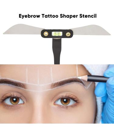 Three-Point Eyebrow Tattoo Stencil Caliper for Perfect Brow Shape - Buy Online on SooperMarket.com