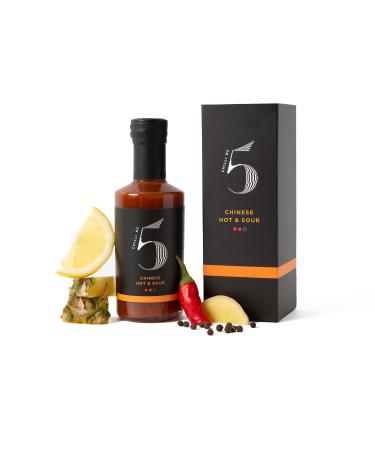 Chilli No.5 | Chinese Stir-Fry Hot and Sour Sauce Award-Winning Exclusive Five Chilli Blend Healthy Superfoods and Organic Vegan Gluten Free No Artificial Colours or Flavourings 200 ml Bottle