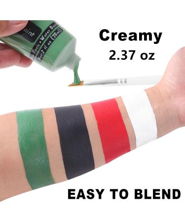 Go Ho Green Cream Face Body Paint - Water Based 2.37 Oz (70ml) for Adults & Children | SFX Cosplay, Halloween, St. Patrick's Day - Buy Online on SooperMarket.com