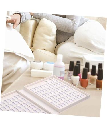 WOFASHPURET Nail Art Fake Nail Showing Board Presentation Board Nail Art Display Tips Manicure Showing Board Nail Color Chart Display Nail Rest Stand Paper Glue Bracket - Buy Online on SooperMarket.com