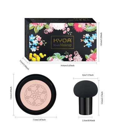 Ownest Mushroom Head Air Cushion BB Cream - Concealer & Moisturizer for Even Skin Tone - Natural Makeup Primer - Buy Online on SooperMarket.com