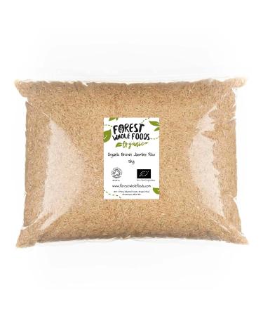 Forest Whole Foods - Organic Brown Jasmine Rice (5kg) 5 kg (Pack of 1)