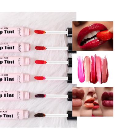 Long Lasting Waterproof Peel Off Lip Stain | Matte Finish Non-Stick Lip Tint for Women - Romance #05 - Buy Online on SooperMarket.com