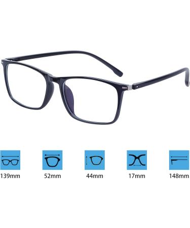 Blue Light Blocking Glasses for Computer - Anti Glare Fatigue Blocking Headaches Eye Strain - TR90 Frame Matt Black - Buy Online on SooperMarket.com