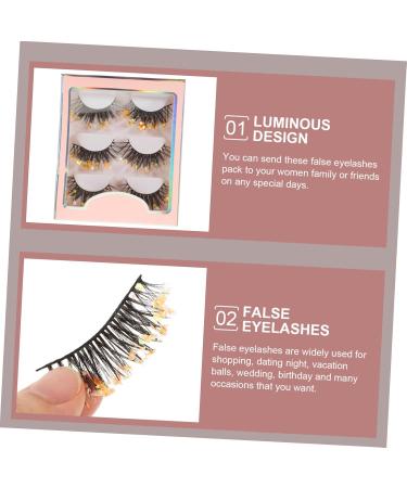 BELLIFFY 3 Pairs Fluffy False Eyelashes Fake Lashes Natural False Eyelashes Makeup Accessories Fake Eyelashes Extensions Short False Eyelashes Fake Eyelashes Individual False Lashes 4x1.2cm As Shown 1 - Buy Online on SooperMarket.com