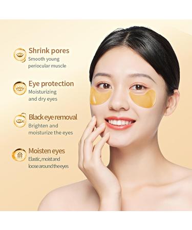 TBeautfave Under Eye Patches Collagen 24K Gold Under Eye Masks for Puffy Eyes & Dark Circles Eye Bags Remover Anti Wrinkle Patches Skincare Anti-aging Hydrating Eye Gel 30 Pairs - Buy Online on SooperMarket.com