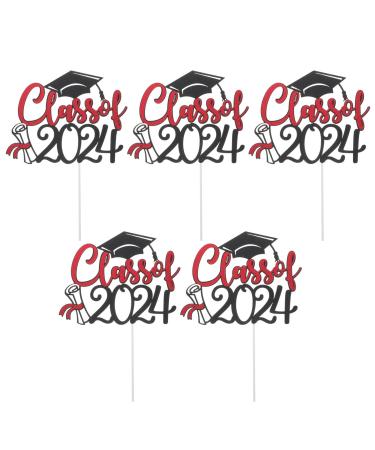 PRETYZOOM 5 Sets Cake Insert Top Hat Party Supplies Paper European and Dessert