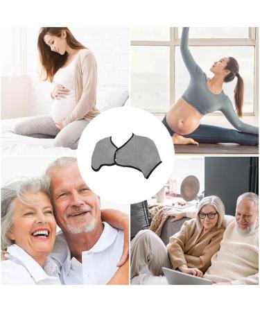 Zceplem Heating Pillow for Shoulder - 360 Thin Heated Neck Wrap | Washable Velvet Neck Warmer for All Seasons | Large Light Gray Neck and Shoulder Relaxation Pillow - Buy Online on SooperMarket.com
