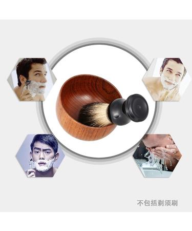 Premium Male Shaving Set: Wooden Brush Bowl and Face Cleaning Soap for a Perfect Shave - International Shipping Available - Buy Online on SooperMarket.com