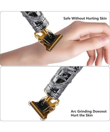 Hair Clipper with Earpick Accessories Professional Cordless Hair Trimmer Barber Trimmer Rechargeable T Type Classical Sculpting Texture Hair Trimmer Hair Clippers - Buy Online on SooperMarket.com