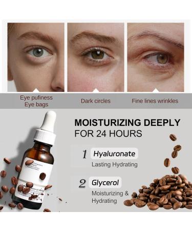 Caffeine Solution 5% + EGCG Eye Serum 30ml - Reduce Circles, Puffy Eyes, Wrinkles - Anti-Aging Eye Cream - Buy Online on SooperMarket.com