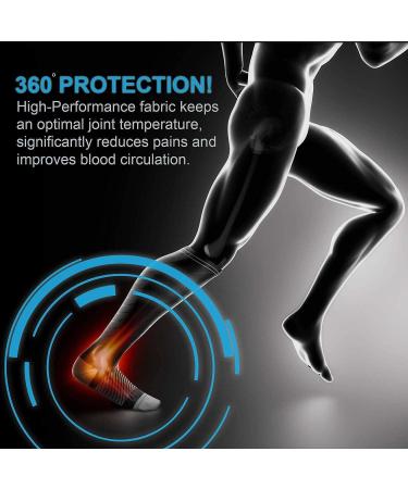 Miana Compression Socks (2 Pairs) for Women & Men - Blue L/XL, Pink - Ideal for Running, Flight, Sports & Travel - Buy Online on SooperMarket.com